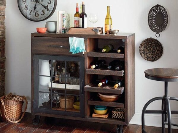 Merlot Valley Wine Console Bar Furniture Howard Miller 9