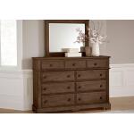 Artisan & Post Cobblestone Oak Bureau 9 Drawer Dressers Vaughan Bassett 7
