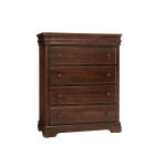 Vista Chest 5 Drawer Warm Cherry Chests Vaughan Bassett 9
