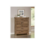 Yellowstone 5 Drawer Chest Chestnut Natural Chests Vaughan Bassett 11