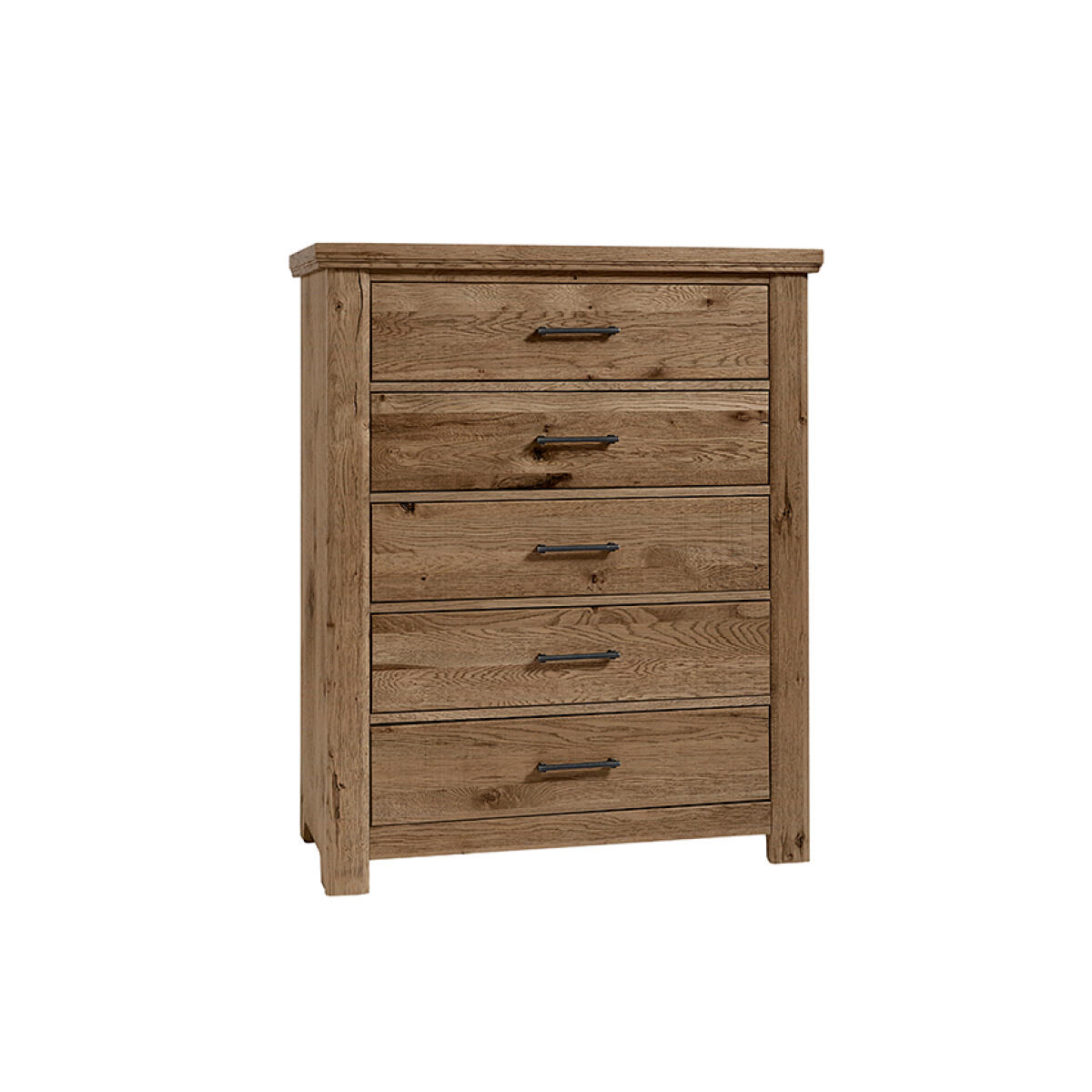 Yellowstone 5 Drawer Chest Chestnut Natural Chests Vaughan Bassett 5