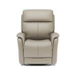 View Swivel Power Recliner with Power Headrest and Lumbar