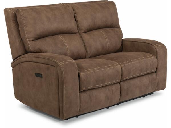 Nirvana Power Reclining Loveseat with Power Headrests Loveseats Customizable
