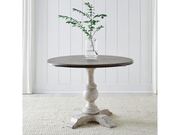 Drop Leaf Single Pedestal Top / Drop Leaf Single Pedestal Base Dining Tables Liberty Furniture