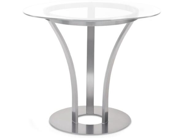 Dalia 90242 – Glass tabletop (Clear) Flat edge Dining Tables Amisco