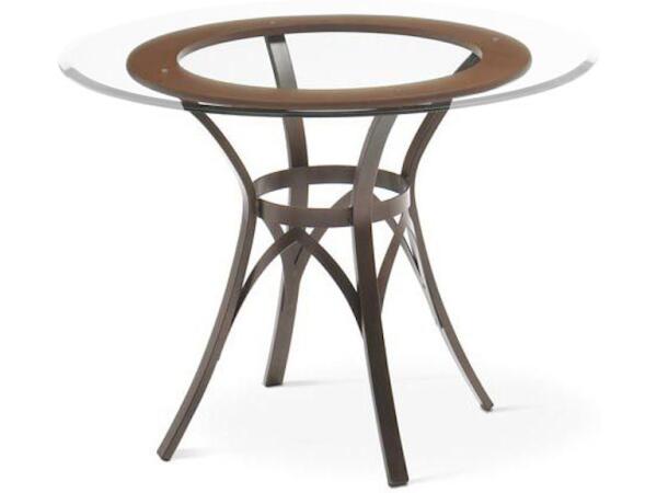 Kai 50607 – Table base with solid wood accent Dining Tables Amisco 2