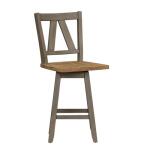 Lindsey Farm Counter Height Swivel Chair Chairs & Benches Liberty Furniture 9