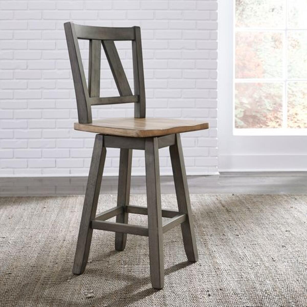 Lindsey Farm Counter Height Swivel Chair Chairs & Benches Liberty Furniture 8