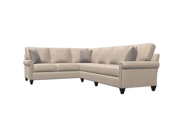 Benchmade Custom Upholstery Sectional Sectionals Bassett Furniture