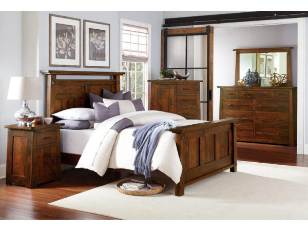 Encada Bed | Amish Solid Wood Beds Beds Customiizable