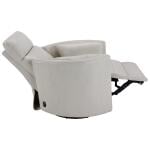 Radius Ivory Power Swivel Glider Recliner Recliners Parker House 9