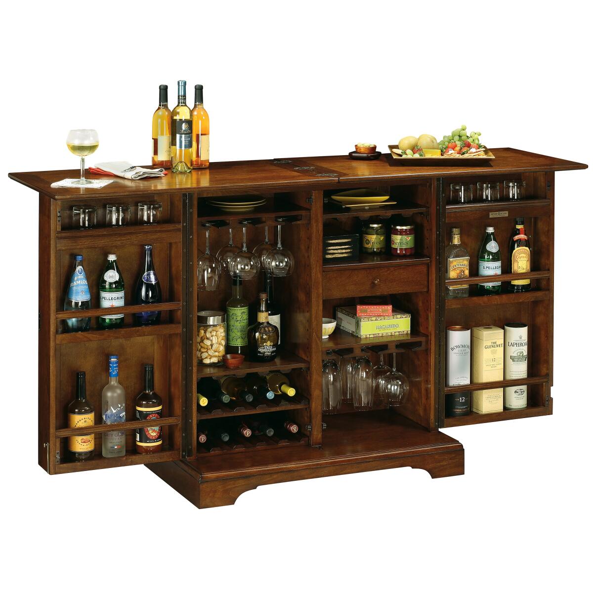 Lodi II Wine & Bar Console Bar Furniture Howard Miller 6