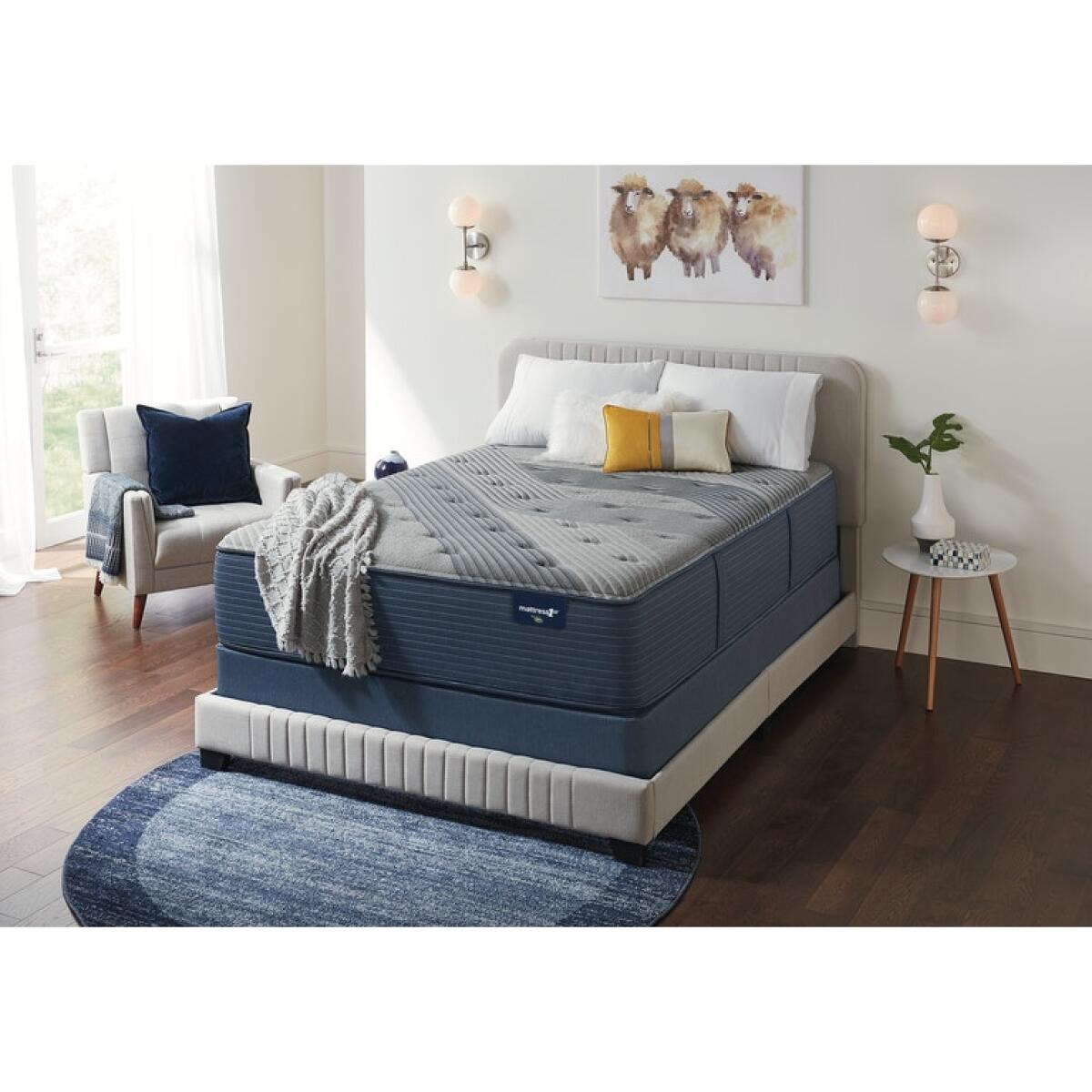 Fallbrook Hybrid Cushion Firm Mattress by Mattress 1st California King Back Sleeper 5