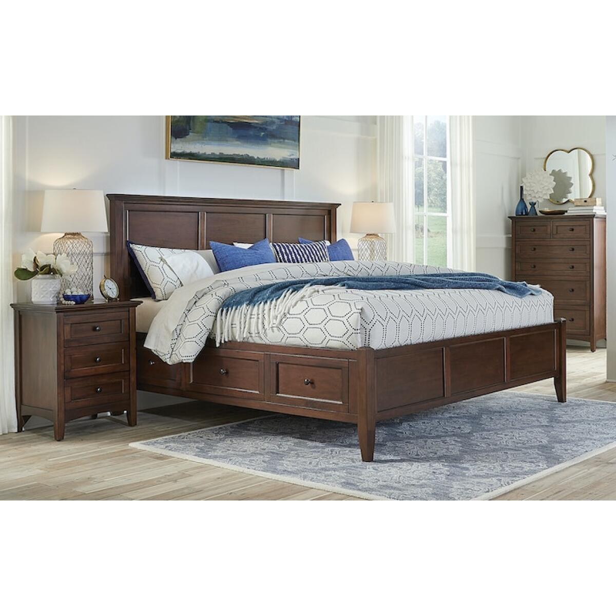 Westlake Cb King Storage Bed WSLCB5191 Beds A-America 3