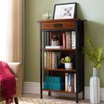 Ironcraft Mantel Height Bookcase w/ Drawer Storage - Image 2