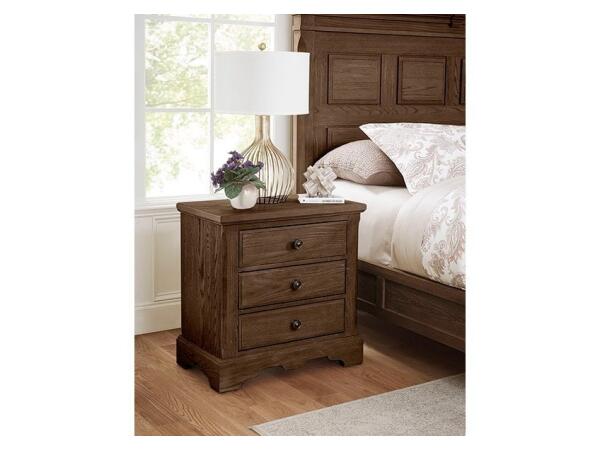 Artisan & Post Cobblestone Oak Nightstand Nightstands Vaughan Bassett