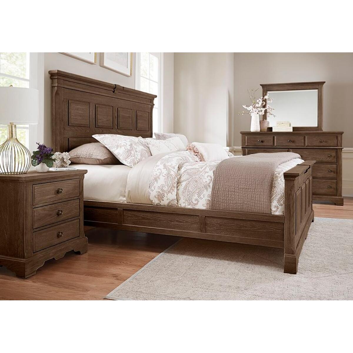 Artisan & Post Cobblestone Oak Nightstand Nightstands Vaughan Bassett 4