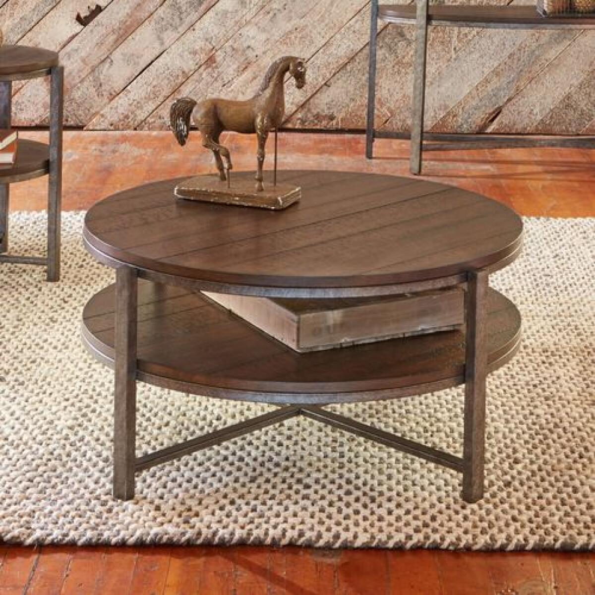 Breckinridge Round Cocktail Table Cocktail & Coffee Tables Liberty Furniture 11