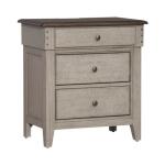 Ivy Hollow 3 Drawer Night Stand w/ Charging Station - Image 2