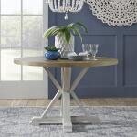 Lakeshore Single Pedestal Table- White - Image 2