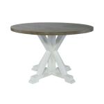 Lakeshore Single Pedestal Table- White