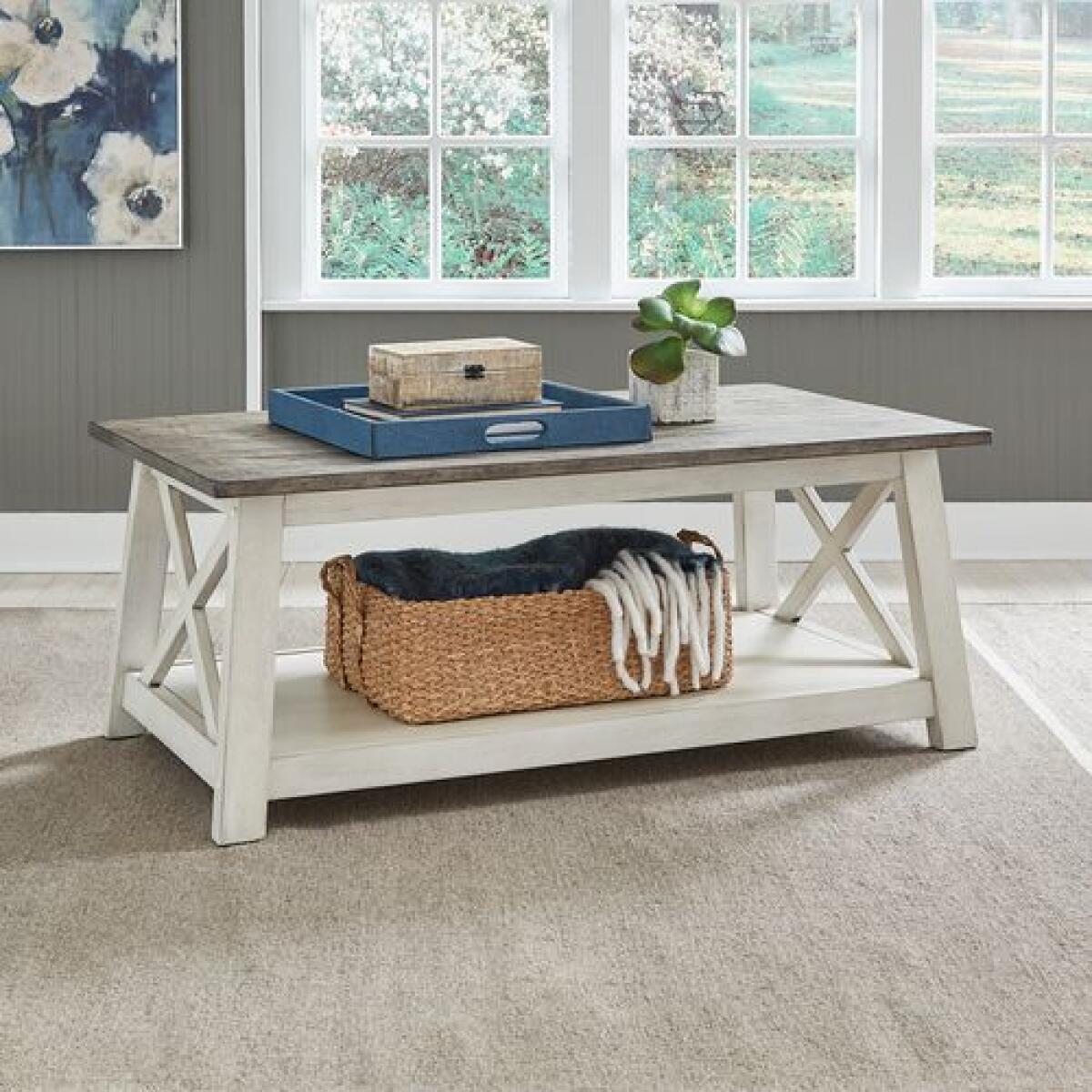 Laurel Bluff Rectangular Cocktail Table Cocktail & Coffee Tables Liberty Furniture 8