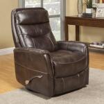 Gemini Truffle Manual Swivel Glider Recliner Recliners Parker House 7