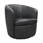 Barolo Vintage Slate Swivel Club Chair