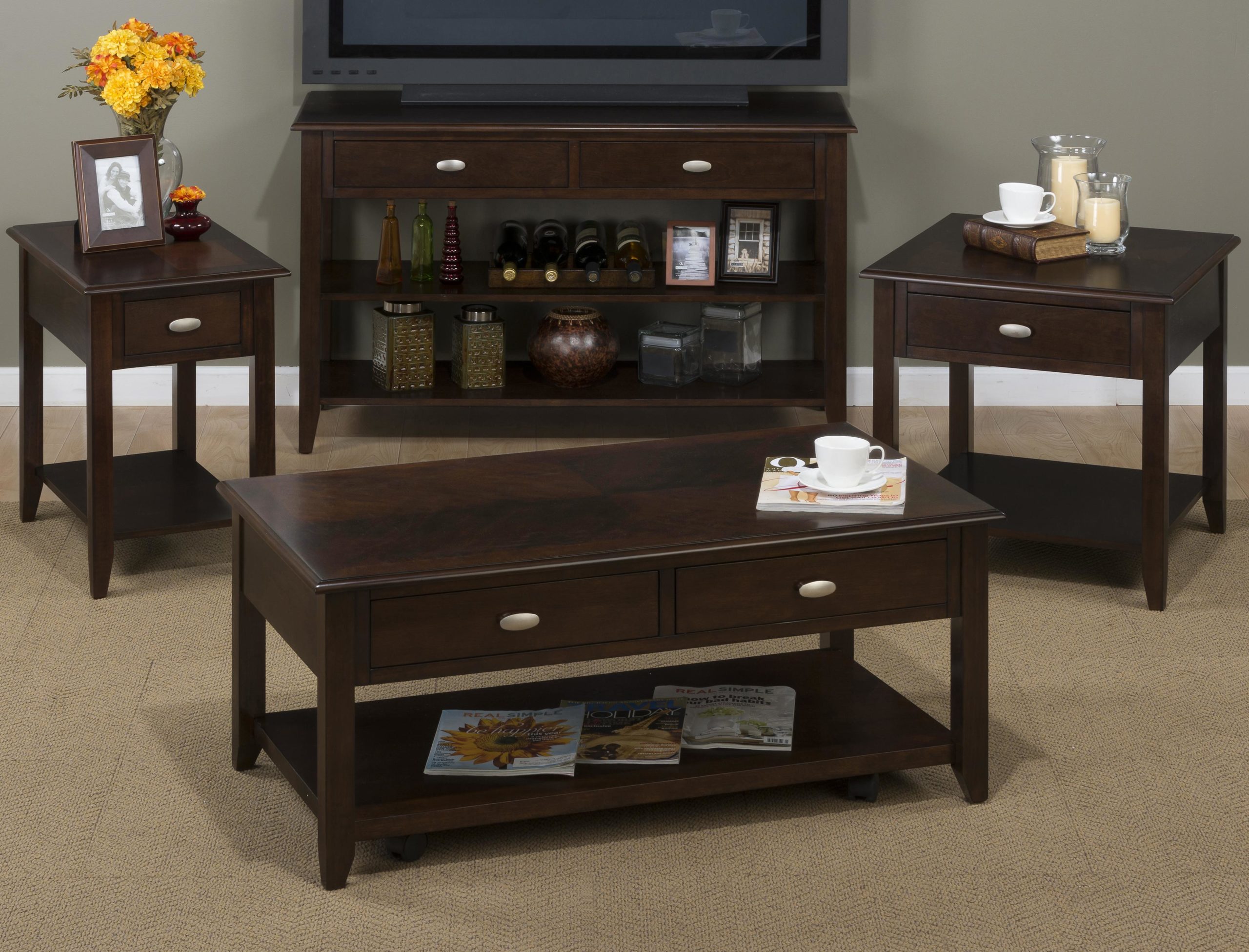 Merlot Chairside Table - Image 2