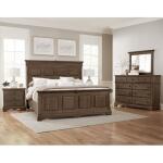 Heritage King Mansion Bed In Cobblestone Oak – 112-669-966-733-ms2 Beds Vaughan Bassett 8
