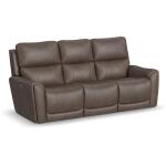 Carter Power Reclining Sofa with Console and Power Headrests and Lumbar