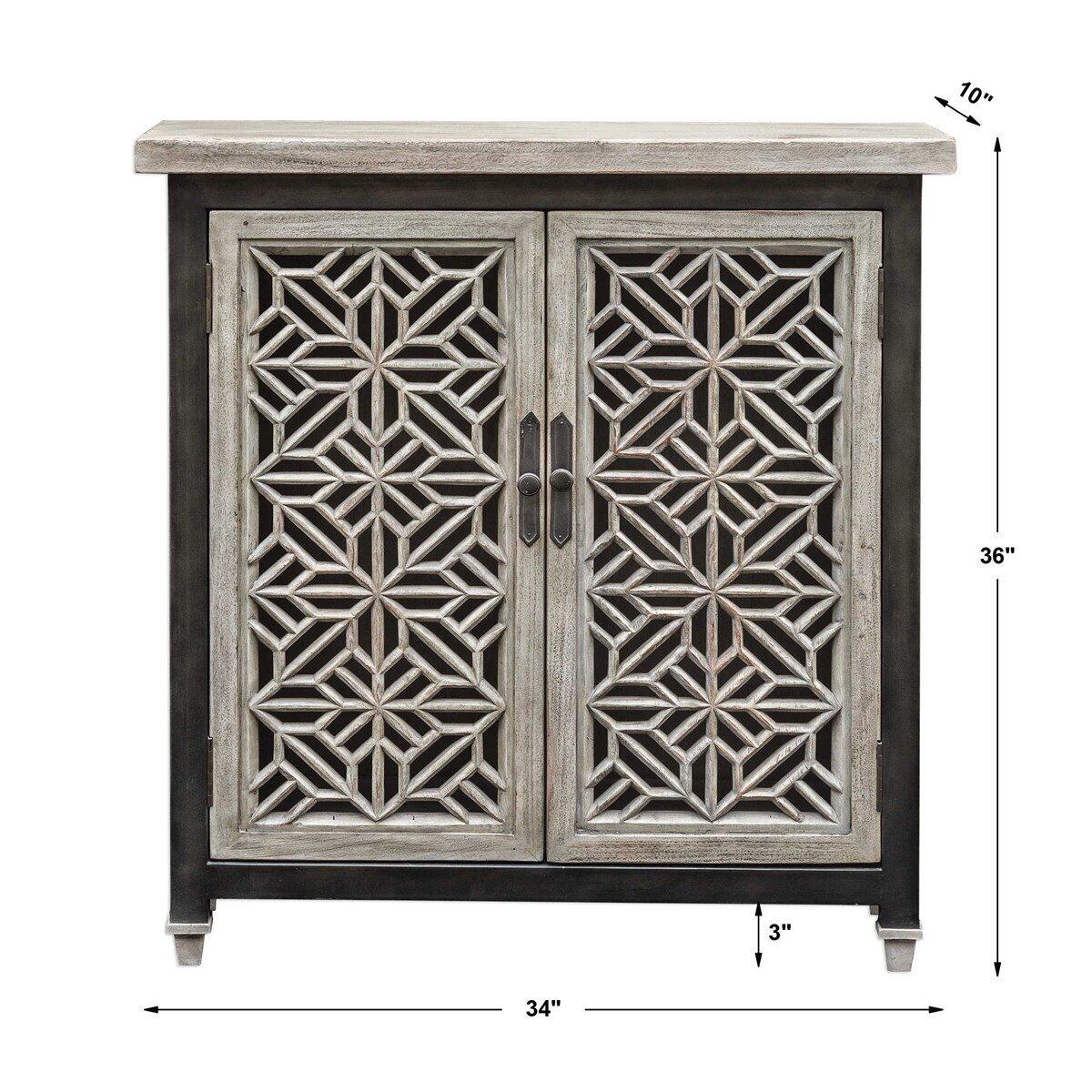 Branwen 2 Door Cabinet Accent Furniture Uttermost 10