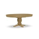Build Your Own Extension Table w/30" H Java Pedestal and 54" Butterfly Leaf Table Top