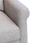 Landcaster Upholstered Accent Chair - Pebble - Image 5