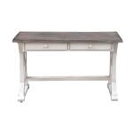 48112 2 Drawer White Desk