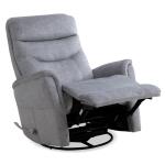 Gemini - Capri Silver Manual Swivel Recliner - Image 2