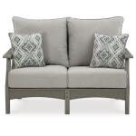 Visola Outdoor Loveseat with Cushion Outdoor Loveseats Ashley Furniture 16