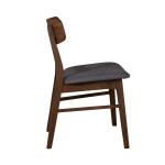 Space Savers Panel Back Side Chair- Grey (RTA) - Image 3