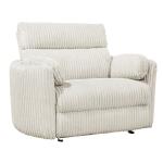 Radius - Mega Ivory XL Power Glider Recliner