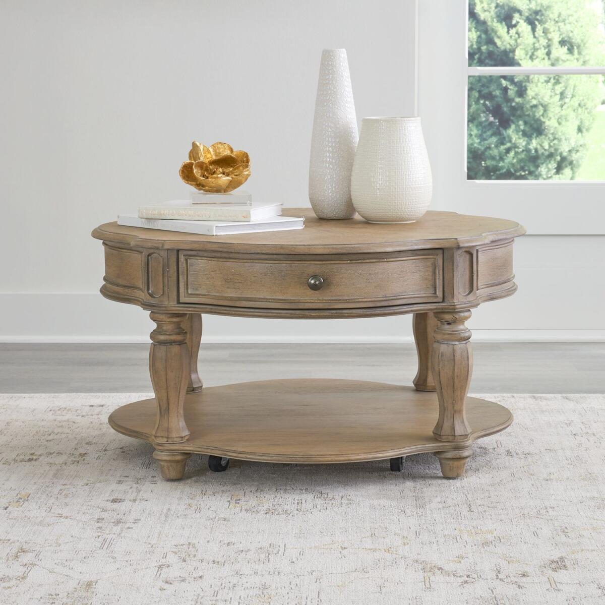 Magnolia Manor Round Cocktail Table Magnolia Manor Round Cocktail Table - Image 1