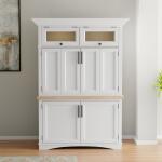 Americana Modern – Cotton Workstation With LED Light Bookcases Parker House 7
