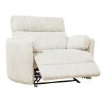 Radius - Mega Ivory XL Power Glider Recliner - Image 2