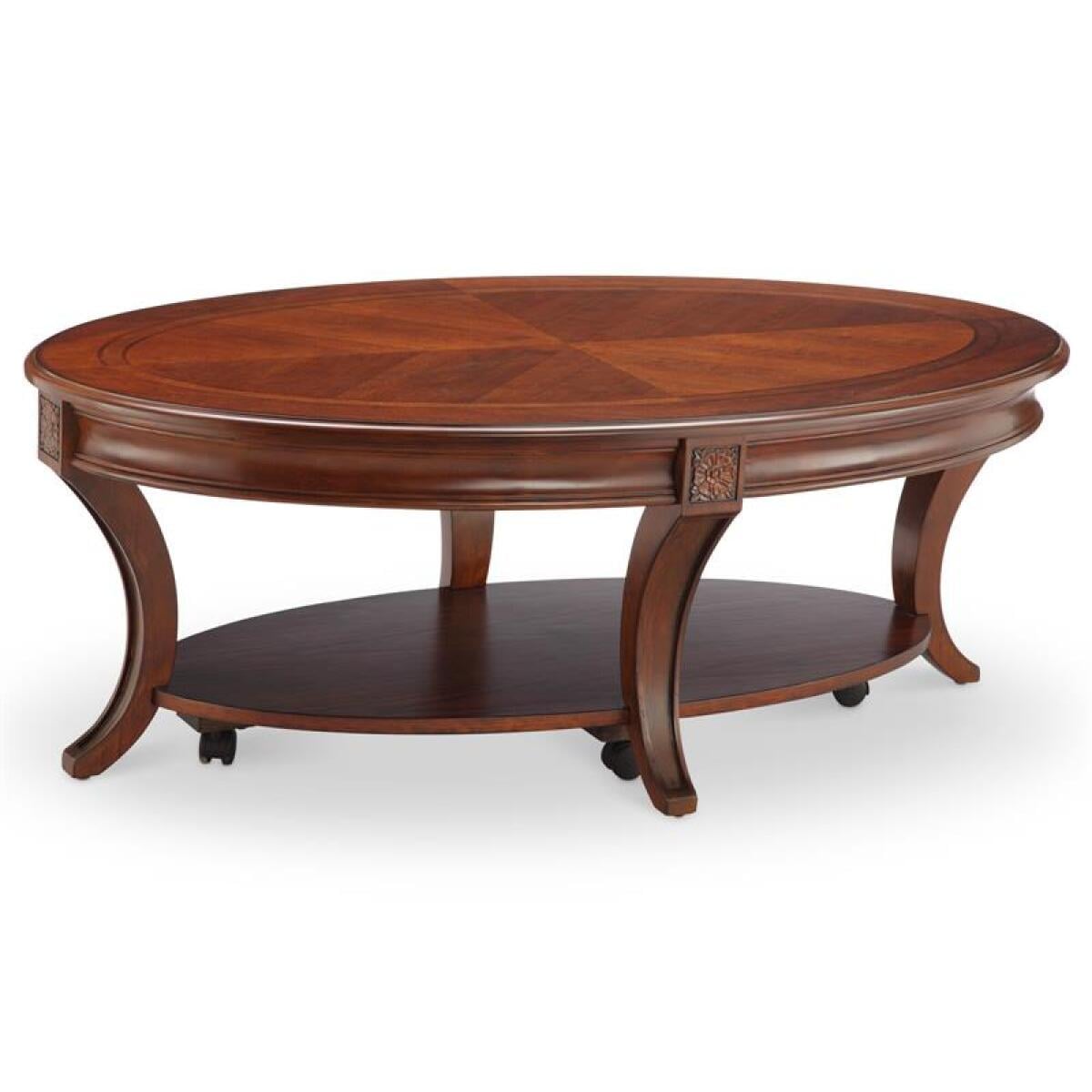 Winslet Oval Cocktail Table w/ Casters Winslet Oval Cocktail Table w/ Casters - Image 1