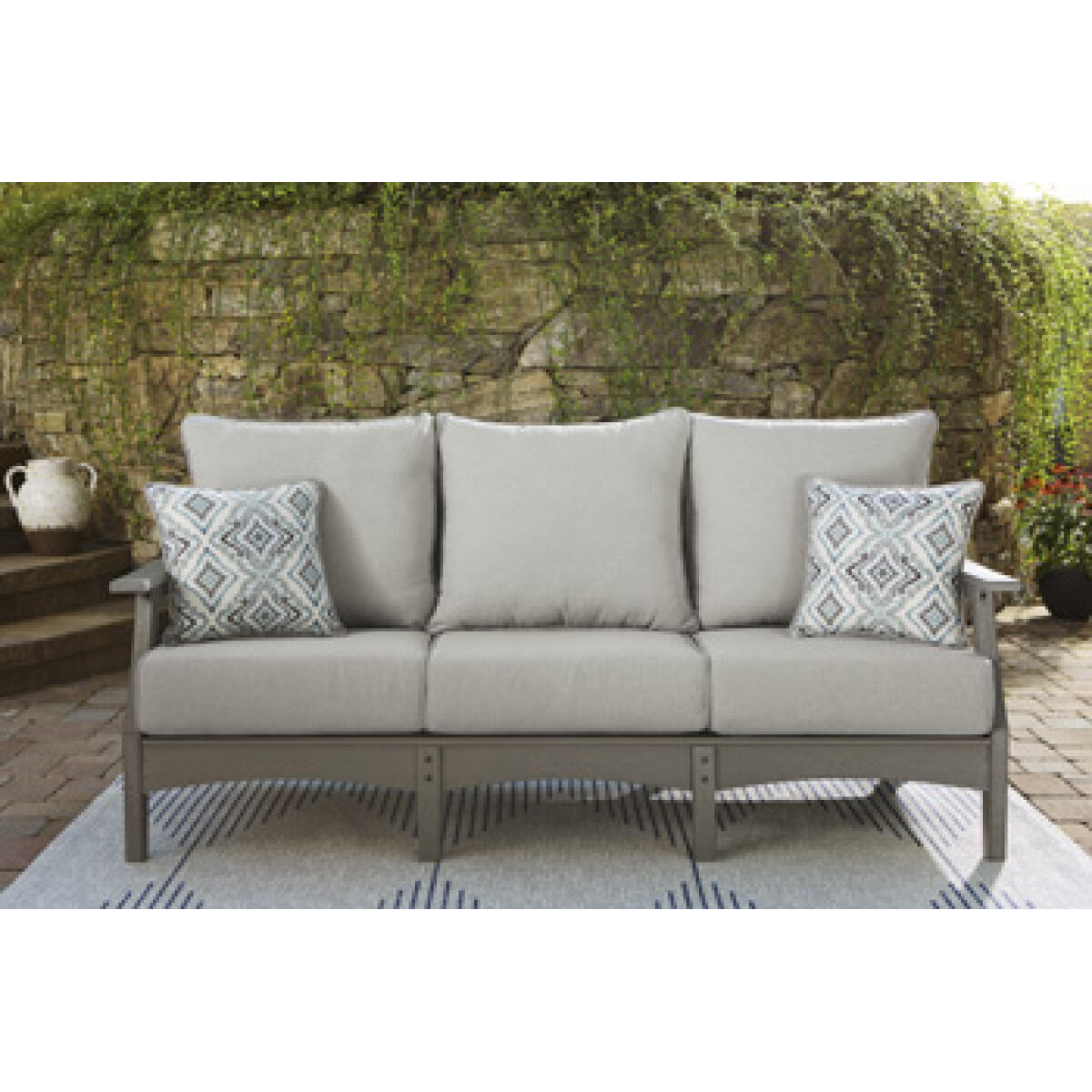 Visola Outdoor Sofa with Cushion Outdoor Sofas Ashley Furniture 9