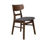 Space Savers Panel Back Side Chair- Grey (RTA)