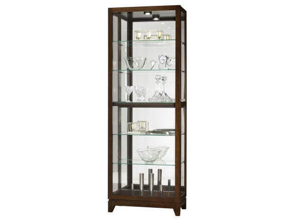 Luke Curio Cabinet Dining Storage Howard Miller