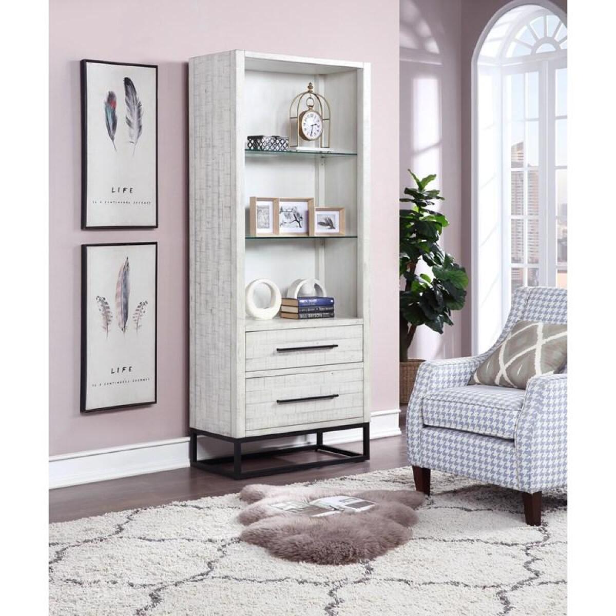 51580 Two Drawer Bookcase/Pier Bookcases Coast2Coast Home 8
