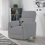 Radius - Mega Grey Power Swivel Glider Recliner - Image 2