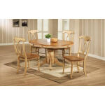 Quails Run 57" Pedestal Table with 15" Butterfly Leaf