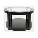 Urban Icon Round Castered Cocktail Table Black - Image 2